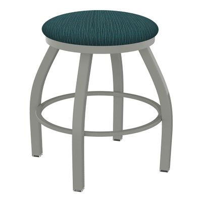 802 Misha 30" Swivel Bar Stool with Anodized Nickel Finish and Graph Tidal Seat
