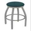 802 Misha 30" Swivel Bar Stool with Anodized Nickel Finish and Graph Tidal Seat view 1