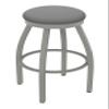 802 Misha 30" Swivel Bar Stool with Anodized Nickel Finish and Canter Folkstone Grey Seat view 1