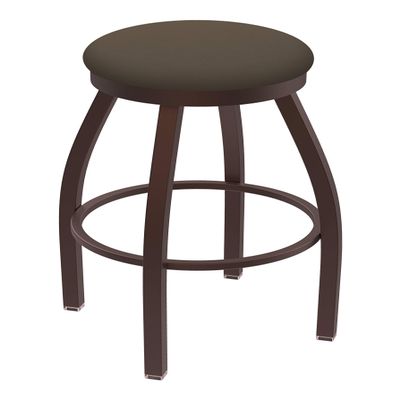 802 Misha 30" Swivel Bar Stool with Bronze Finish and Canter Earth Seat