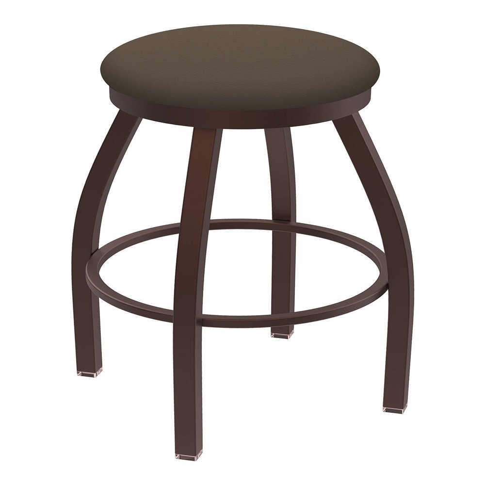 802 Misha 30" Swivel Bar Stool with Bronze Finish and Canter Earth Seat