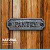 Thorness Cast Iron Antique Style Pantry Door Wall Plaque view 2