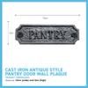 Thorness Cast Iron Antique Style Pantry Door Wall Plaque view 4