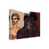 Trademark Fine Art Three Men by Jaleel Campbel, 14x19 view 2