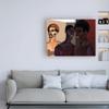 Trademark Fine Art Three Men by Jaleel Campbel, 14x19 view 3