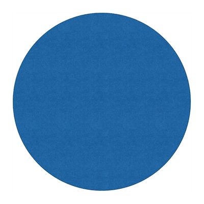 Flagship Carpet 6' Kids Nylon Ameristrong School Classroom Rug, Royal Blue - Round