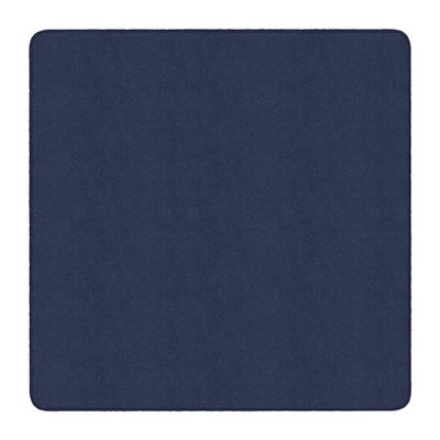 Flagship Carpet 6' x 6' Kids Nylon Ameristrong School Classroom Rug, Navy - Square