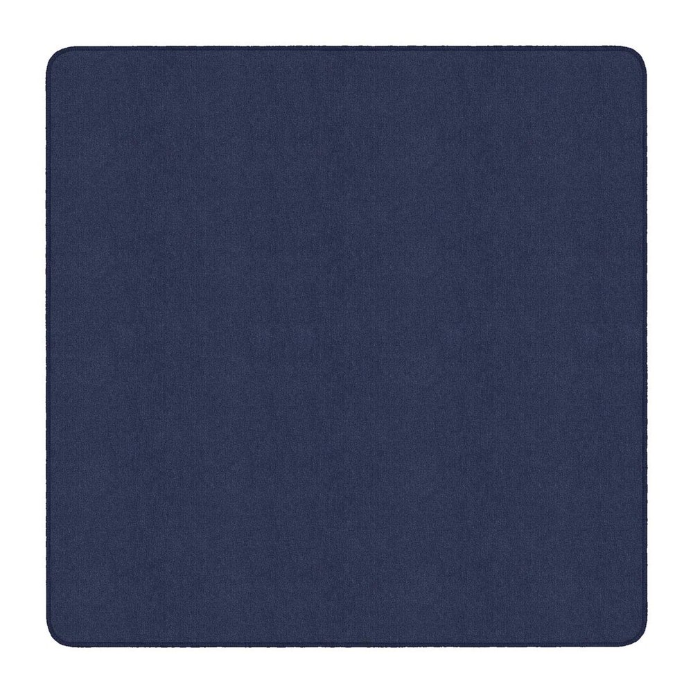 Flagship Carpet 6' x 6' Kids Nylon Ameristrong School Classroom Rug, Navy - Square