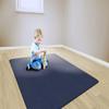 Flagship Carpet 6' x 6' Kids Nylon Ameristrong School Classroom Rug, Navy - Square view 4