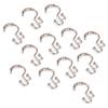 Utopia Alley HK3BK Shower Hooks - Double Shower Curtain Rings for Bathroom - Rust Resistant Shower Curtain Hooks for Shower Curtain or Liner - Double Roller Shower Curtain Hooks - Set of 12, Matte Black view 3