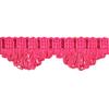 Colors Collection 1" Scolloped Loop Border Trim, 25 Yards, Hot Pink view 1