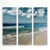 Renditions Gallery 3 Panel Beach Majestic Waves Dcor for Home, Office, Bedroom, Livingroom, Wall Art 24X36 view 1