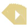 CountryArtHouse Soft Yellow Acid Free 8x10 Picture Frame Mats with White Core Bevel Cut for 5x7 Pictures - Fits 8x10 Frame - Pack of 10 Mats view 3