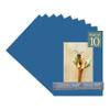CountryArtHouse Royal Blue Acid Free 8x10 Picture Frame Mats with White Core Bevel Cut for 5x7 Pictures - Fits 8x10 Frame - Pack of 10 Mats view 1