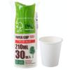 Strix Design SD-135 Paper Cups, Paper Cups, Pack of 30, White, 7.5 fl oz (210 ml), Simple, Disposable Cup, Eco-Friendly, Protection, Natural, Eco-Friendly, Commercial Use view 1