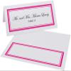 Double Line Border Place Cards, Fuschia, Set of 60, Pre-cut and Scored - Wedding, Party, Dinner, and Special Events - Made in the USA view 2