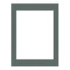CountryArtHouse Charcoal Acid Free 12x12 Picture Frame Mats with White Core Bevel Cut for 8x8 Pictures - Fits 12x12 Frame - One Mat - With Bag & Backing view 3