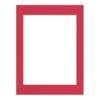 CountryArtHouse Deep Red Acid Free 12x12 Picture Frame Mats with White Core Bevel Cut for 8x8 Pictures - Fits 12x12 Frame - One Mat - With Bag & Backing view 3