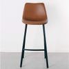 CGF-Barstools Barstool with Backrest and Sponge Soft Cushion - Metal Legs - Comfortable Dining Chair Kitchen Bar Cafe Restaurant, Maximum Support 330lbs (Multicolor) view 4