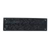 A29 Push Plate with Black Powder Coat Finish Heavy Duty Easy Installation Hardware | Single Unit | 10 1/8 inch in Length X 3 inch in Width view 2