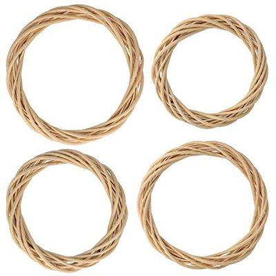 4 Wicker Crowns 15 to 30 cm
