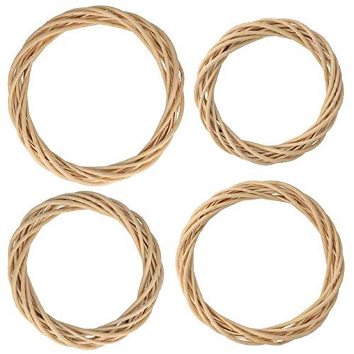 4 Wicker Crowns 15 to 30 cm