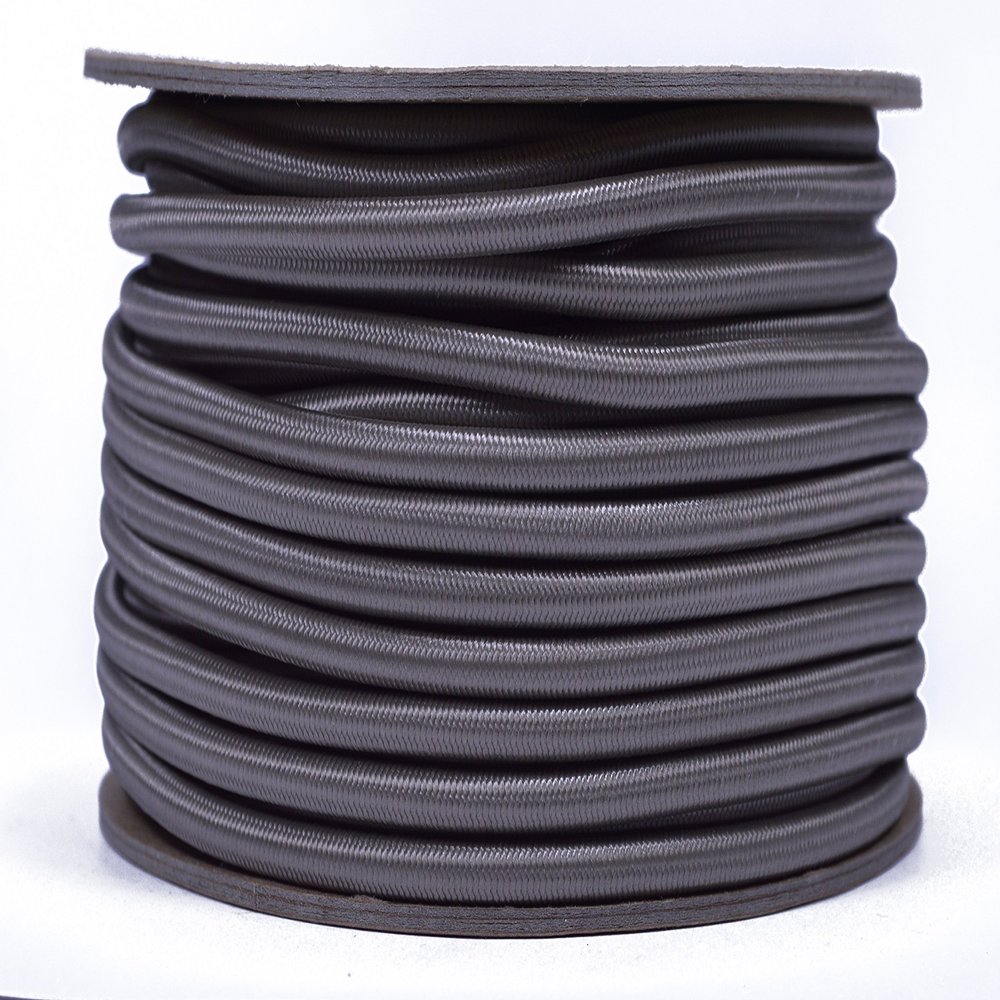Tan 3/16" Shock Cord 100 Foot Spool - Marine Grade Shock/Bungee/Stretch Cord 3/16 inch