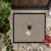 Caroline's Treasures CK2214MAT Toy Fox Terrier in The Kitchen Doormat 18x27 Front Door Mat Indoor Outdoor Rugs for Entryway, Non Slip Washable Low Pile, 18H X 27W view 3