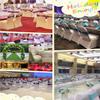 50PCS Spandex Chair Sashes | Chair Bands with Buckle Slider | for Wedding, Hotel, Banquet, Party Decorations | Without White Covers(Yellow) view 3