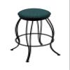 3000 Georgian 30" Swivel Bar Stool with Black Wrinkle Finish and Graph Tidal Seat view 1