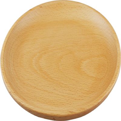 Marujyu Medium Plate, Beige, 5.7 x 0.8 inches (14.5 x 2 cm)