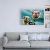 Trademark Fine Art Underwater Selfie by Lucia Hefferna, 16x24 view 3