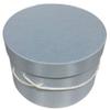Sarah's Hat Boxes Classic Light Blue Hat Box  11" x 5.5" (Dia. x Ht.) Handmade in USA  Odorless Non-Toxic Adhesive, Cording Handle  Premium Storage for Hats & Accessories view 1