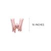 AnnoDeel 16inch WELCOME Letter Balloons, Rose Gold Alphabet Foil Mylar Balloons for Welcome Party Decoaration supply view 2