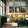 Renditions Gallery 3 Panel Beach Happy Placee Dcor for Home, Office, Bedroom, Livingroom, Wall Art 24X36 view 3