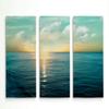 Renditions Gallery 3 Panel Beach Let There Be Light Dcor for Home, Office, Bedroom, Livingroom, Wall Art 24X36 view 1