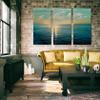 Renditions Gallery 3 Panel Beach Let There Be Light Dcor for Home, Office, Bedroom, Livingroom, Wall Art 24X36 view 3