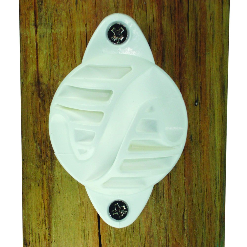 Field Guardian Wood Post - Nail on Insulator - Isoline - Polyrope - White - 100/pk