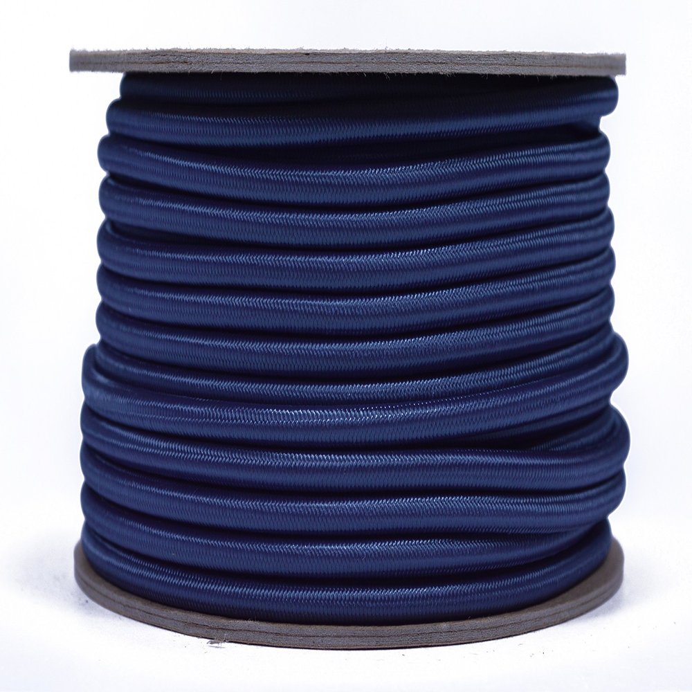 F.S. Navy 3/16" Shock Cord 100 Foot Spool - Marine Grade Shock/Bungee/Stretch Cord 3/16 inch