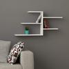 Ada Home Dcor Woodard Wall Shelf, 21.26'' x 17.68'' x 8.66'', White & view 1