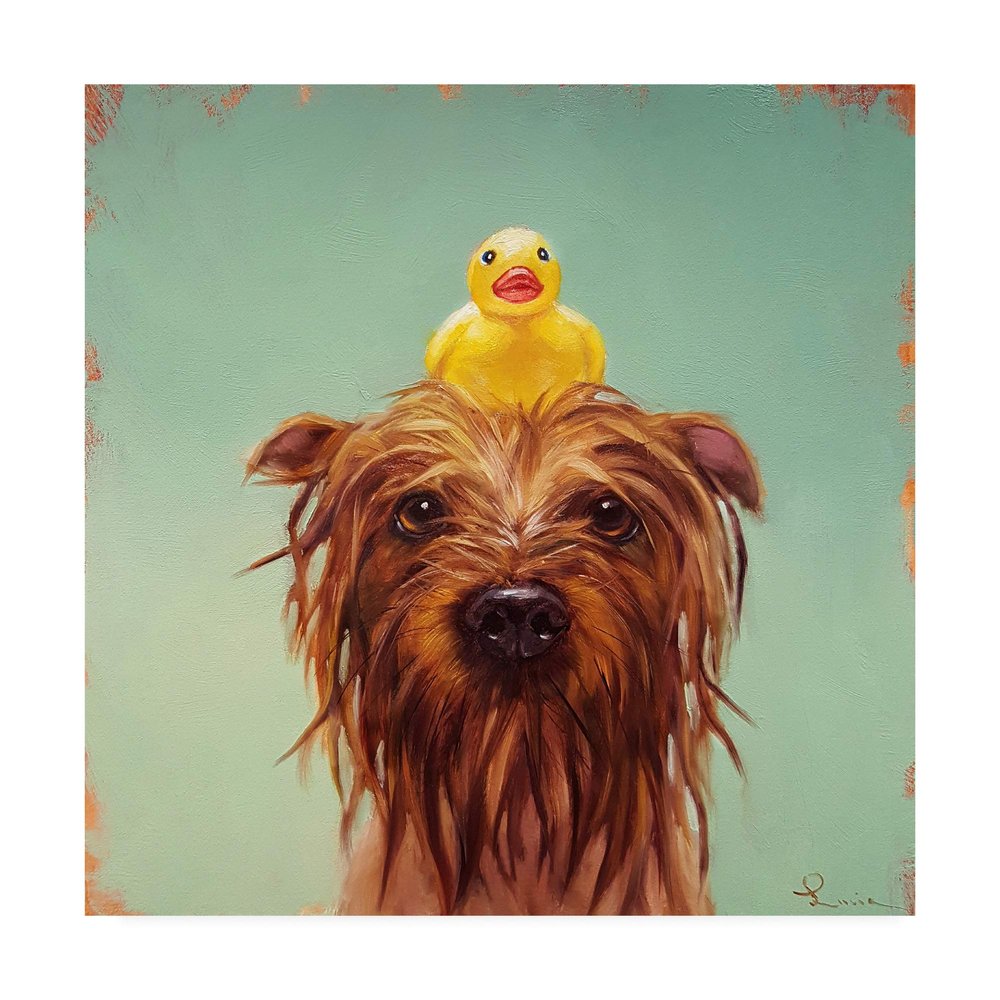 Trademark Fine Art Bath Time by Lucia Hefferna, 24x24