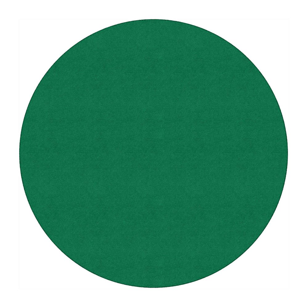 Flagship Carpet 6' Kids Nylon Ameristrong School Classroom Rug, Clover - Round