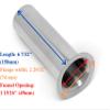 #12 Stainless Steel 2 Inch Meat Bag Filling Tube for Meat Grinder view 3