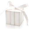 KPOSIYA 100 Pack Favor Boxes 2x2x2 inch Candy Boxes White Gift Boxes with Ribbons for Wedding Baby Shower Decorations Birthday Party Supplies view 1