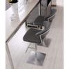 Whiteline Modern Living Maureen Bar Stool, Dark Grey view 2