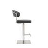Whiteline Modern Living Maureen Bar Stool, Dark Grey view 4