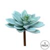 Vickerman 4.5" Artificial Green Graptoveria Titubans Pick - Set of 3 - Unique Colorful Succulent - Maintenance Free - - Home or Office Plants - Vibrant Color view 3