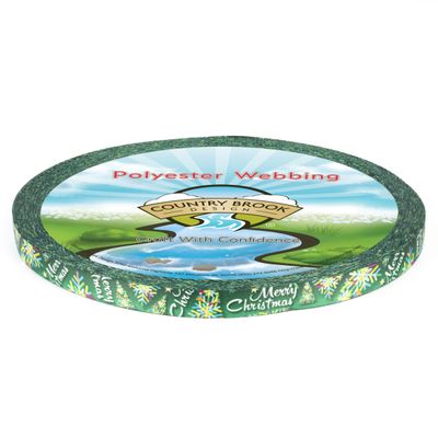 Country Brook Design - Christmas Cheer Lite Tape Closeout (1/2 Inch, 10 Yards)