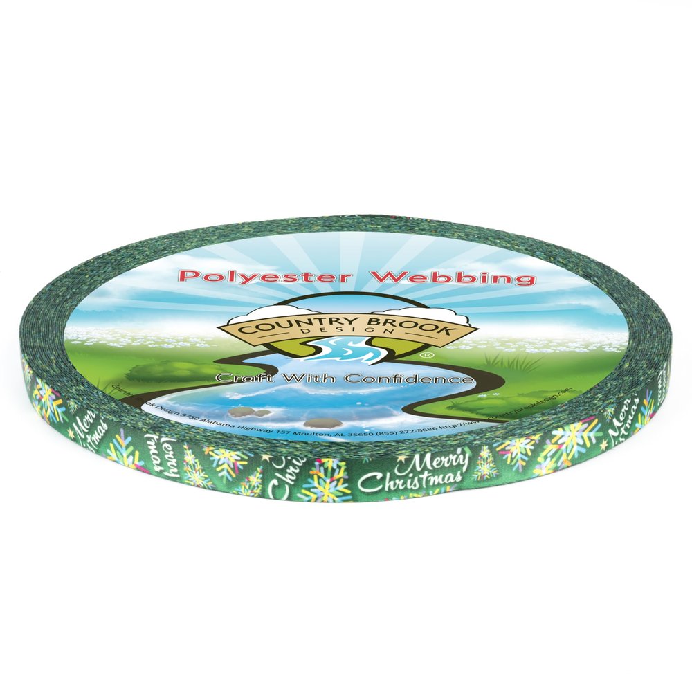 Country Brook Design - Christmas Cheer Lite Tape Closeout (1/2 Inch, 10 Yards)