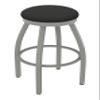 802 Misha 30" Swivel Bar Stool with Anodized Nickel Finish and Canter Iron Seat view 1